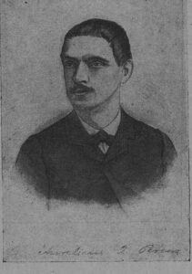 Retrato de Aureliano Pereira, publicado no Boletín de la Comisión Provincial de Monumentos Históricos y Artísticos de Lugo, números 17-18, páx. 51.